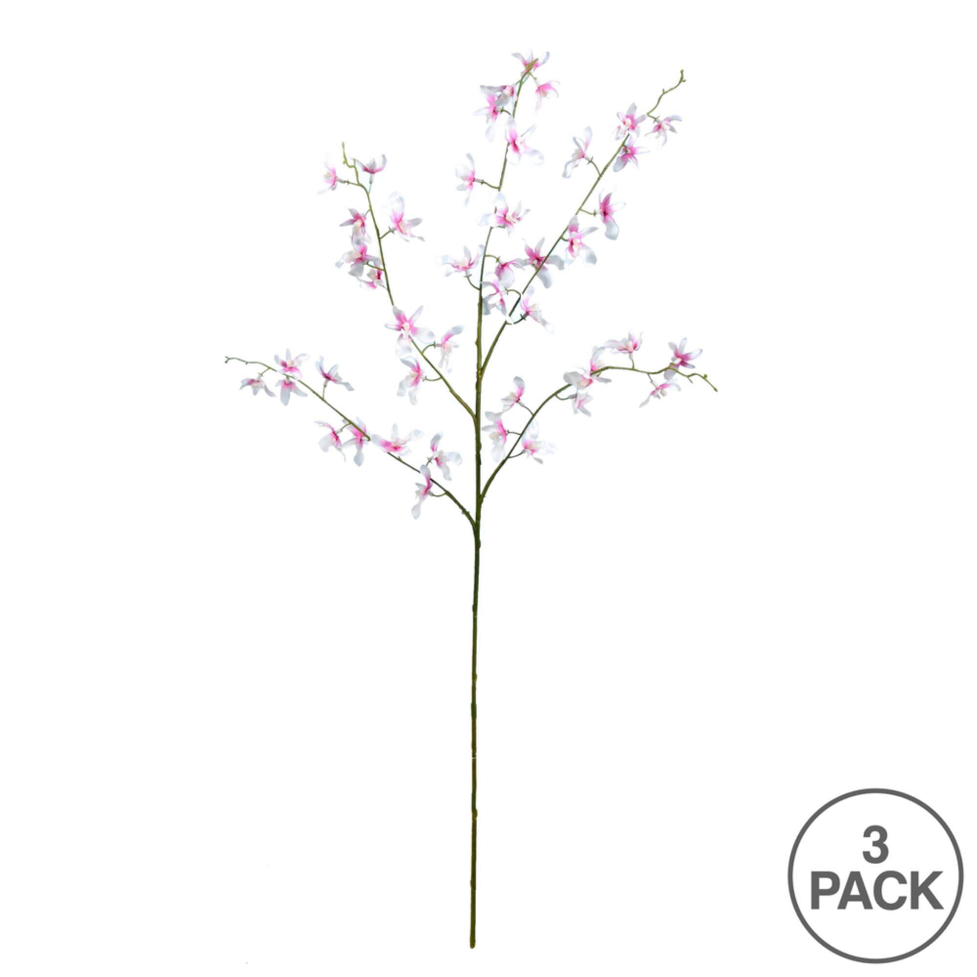 Mini Pink Dancing Orchid Spray, 3ct.